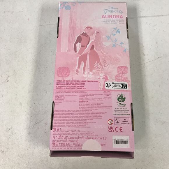 Disney Princess Aurora Sleeping Beauty Doll with Brush for Kids, 11.5" T… - Picture 2 of 4
